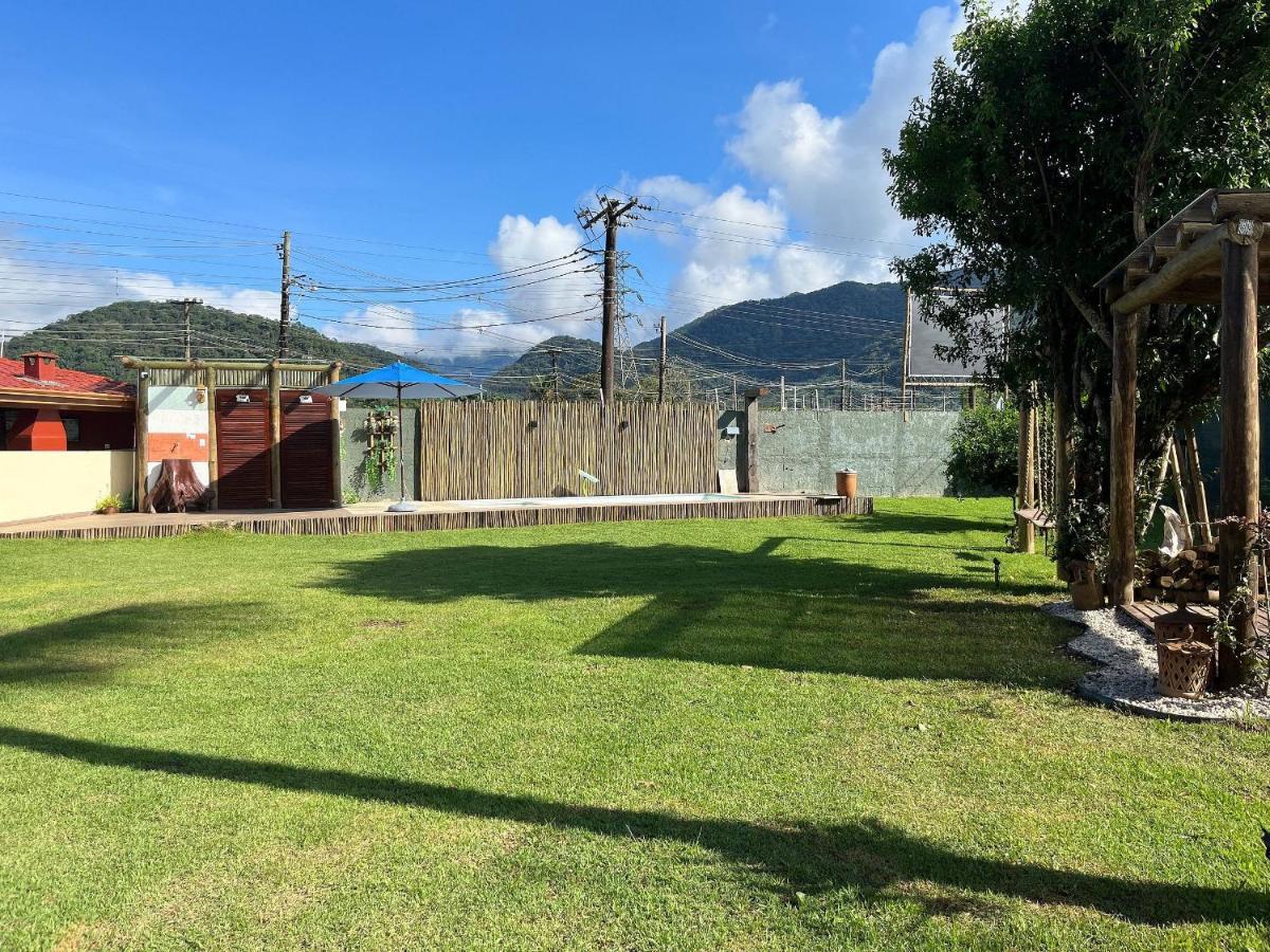Casa Piscina Jardim Ubatuba Villa Bagian luar foto