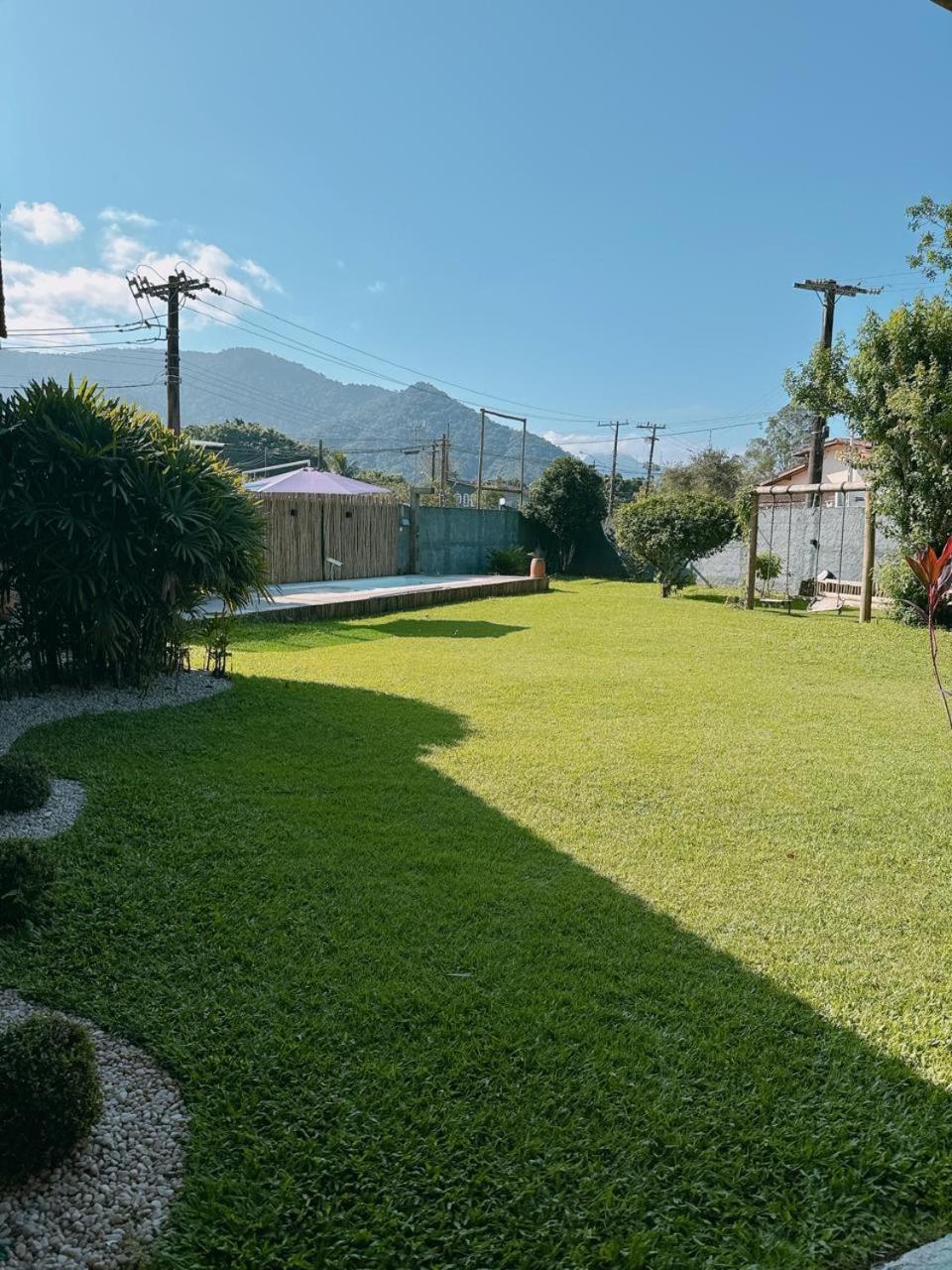 Casa Piscina Jardim Ubatuba Villa Bagian luar foto