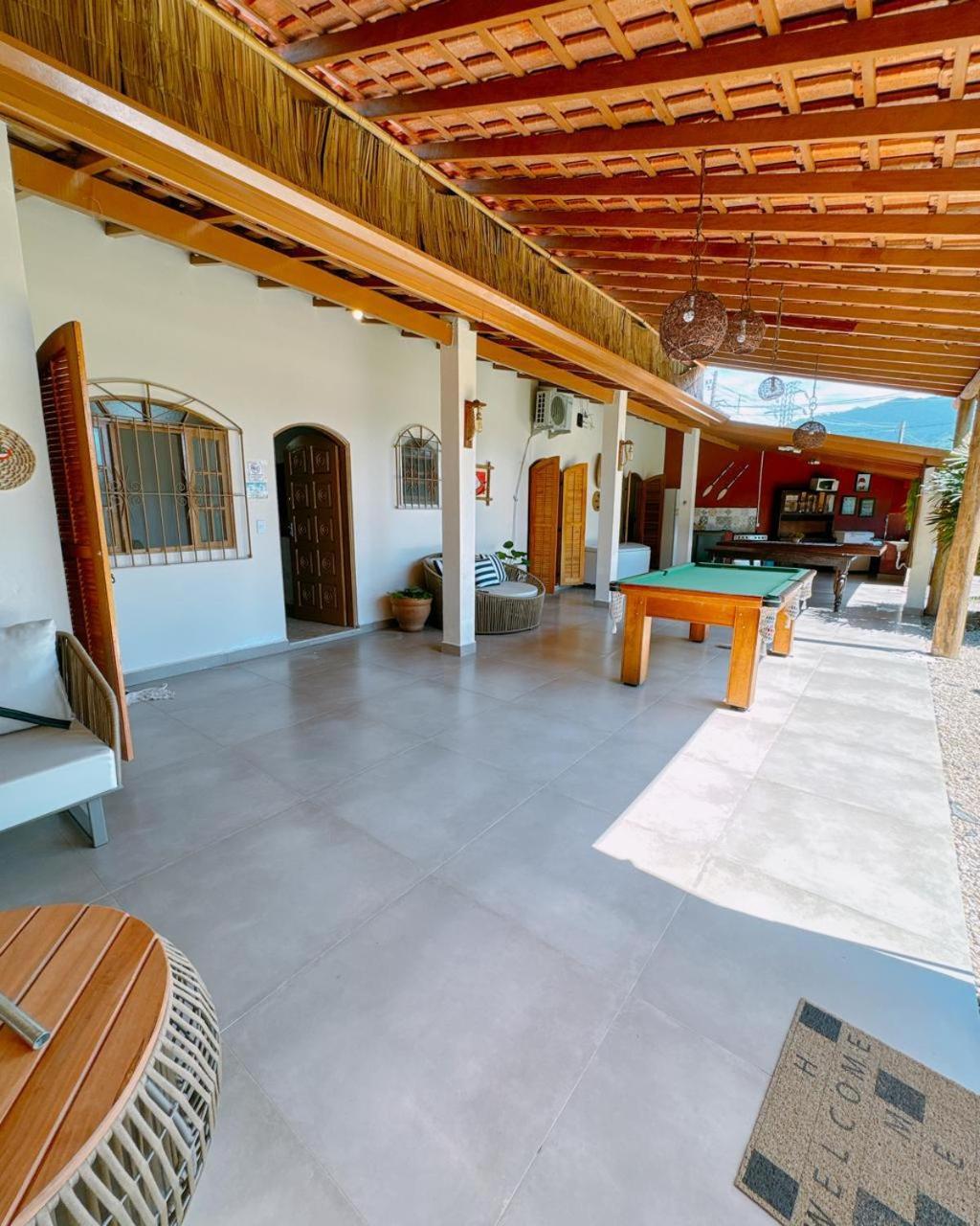 Casa Piscina Jardim Ubatuba Villa Bagian luar foto