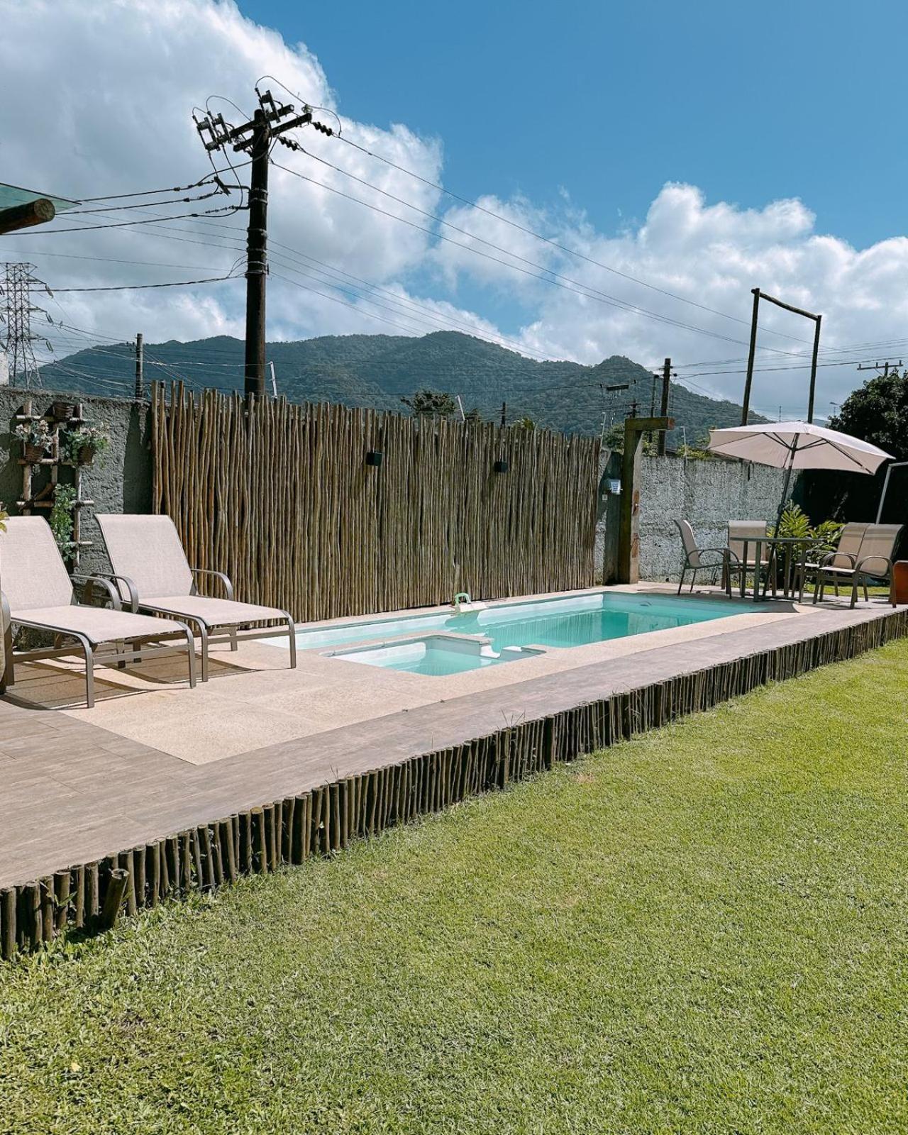 Casa Piscina Jardim Ubatuba Villa Bagian luar foto